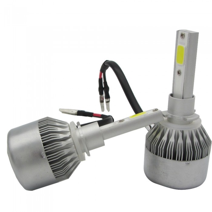 72W 7200lm 2 Sides COB LED Headlight Kits 880 881 H27 Low Beam 6000K Bulbs 12V