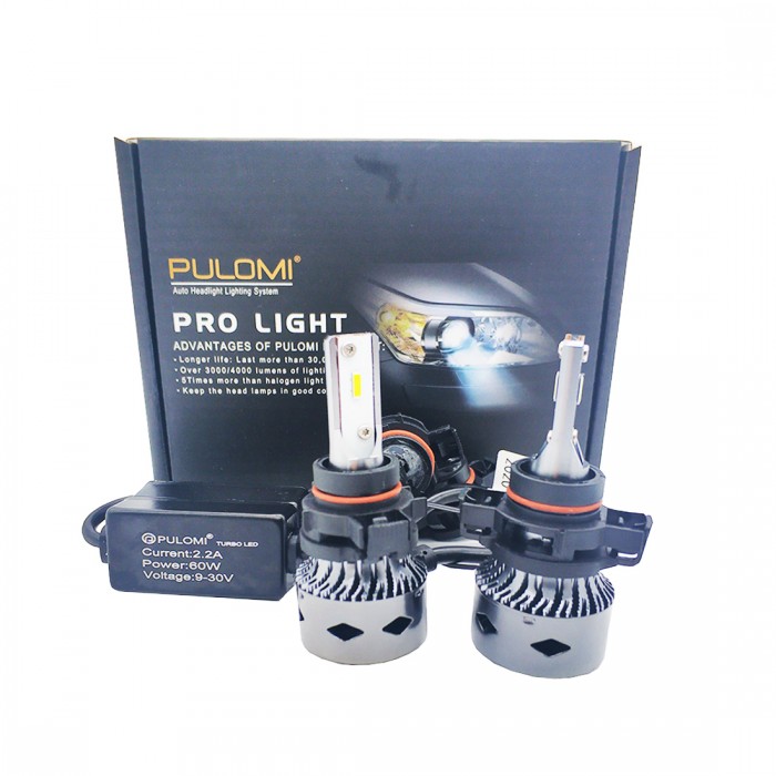 120W 19200LM 5202 H16 9009 CSP LED Lamp Headlight Kits Car Beam Bulb 6000k 12V