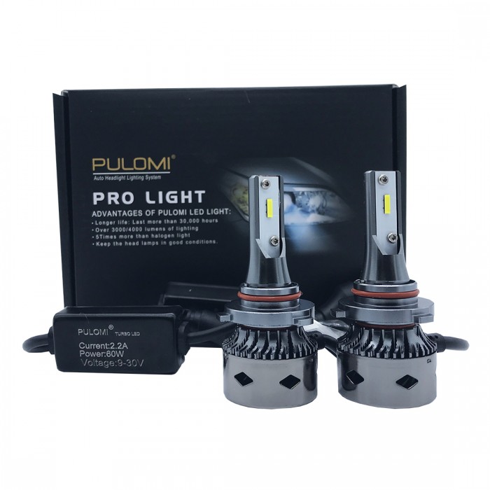 120W 19200lm 2 Sides CSP LED Headlight Kits 9005 High Low Beam 6000K Bulbs