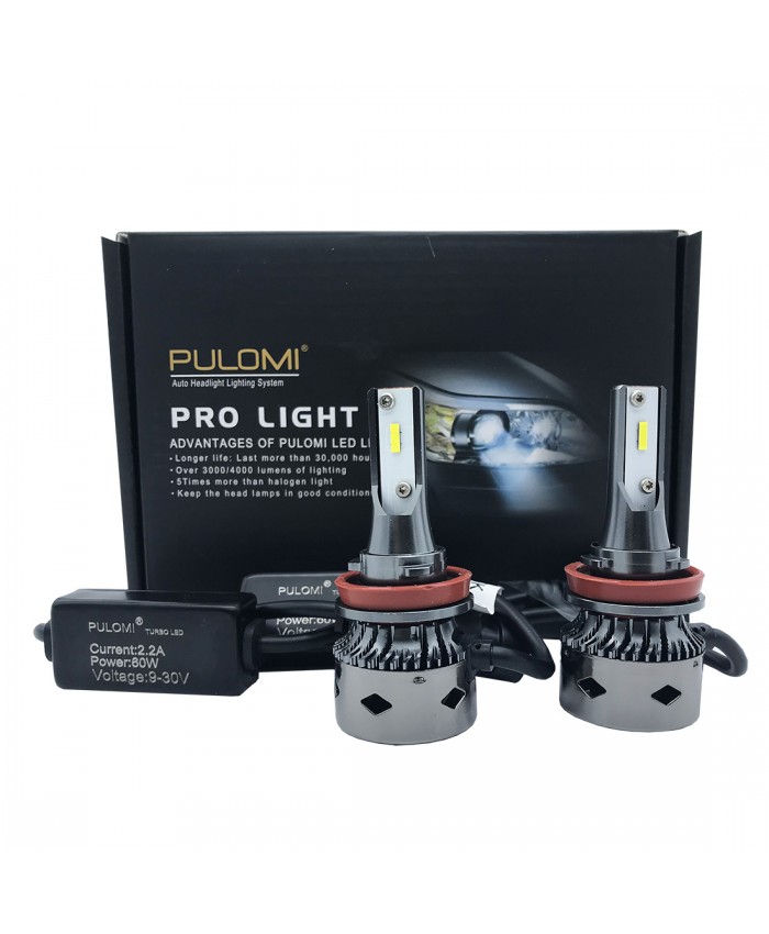 120W 19200lm 2 Sides CSP LED Headlight Kit H8 H9 H11 Low Beam 6000K Bulbs 12V 