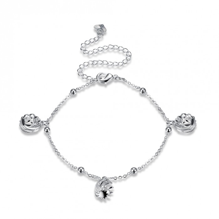 SA083 Fashion Silver Jewelry Charms Foot Chain Anklet Ankle Bracelet