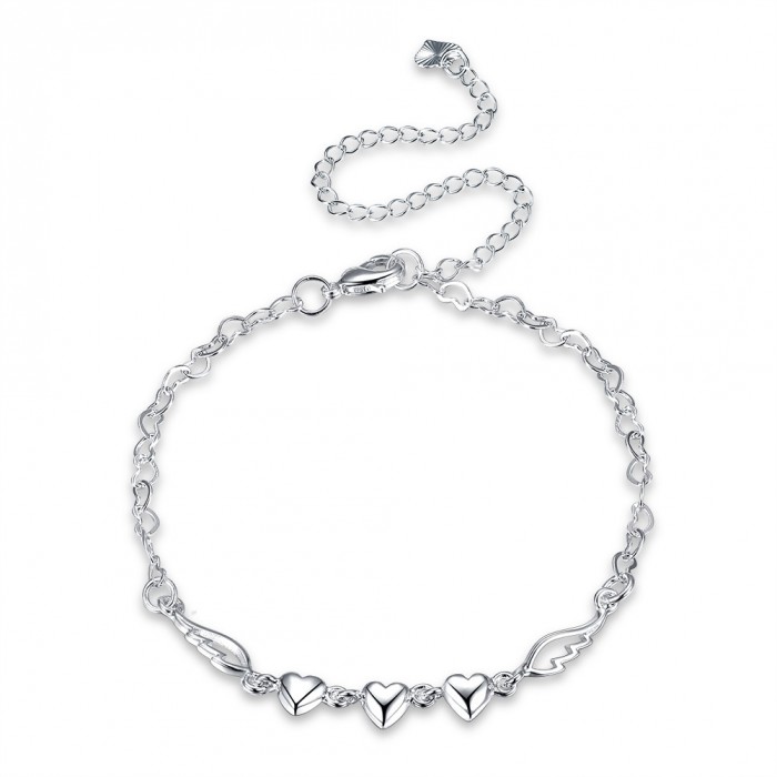 SA092 Fashion Silver Jewelry Charms Foot Chain Anklet Ankle Bracelet