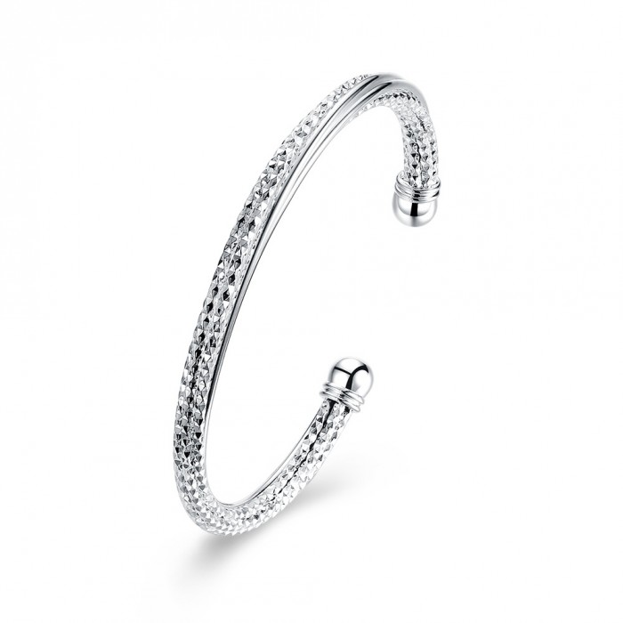 SK269 Fashion Silver Jewelry Bright Bangles Bracelet