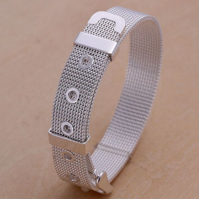 SH006 Fashion Silver Jewelry 14mm Watchband Bracelet For Women