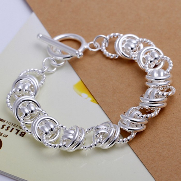 SH072 Fashion Silver Jewelry Circle Bracelet For Women