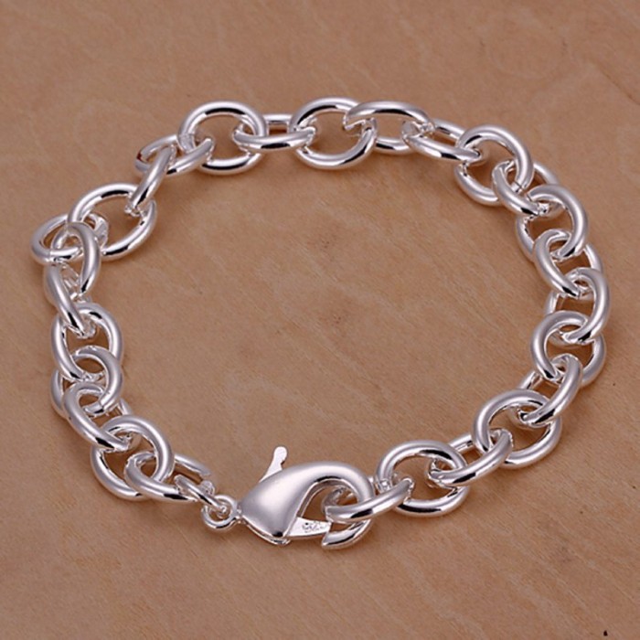 SH089 Fashion Silver Jewelry Chain Bracelet For Women Men