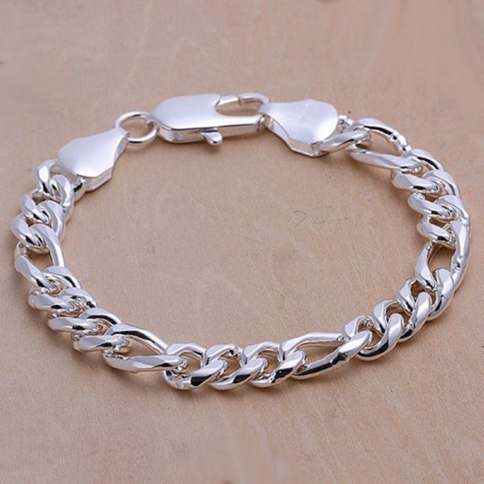 SH097 Fashion Silver Men Jewelry 3+1 Chain Bracelet For Women
