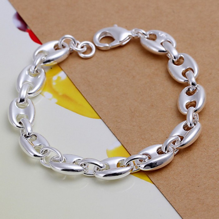 SH133 Fashion Silver Jewelry "8" Link Bracelet For Women