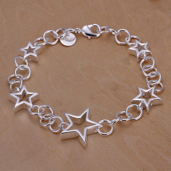 SH178 Fashion Silver Jewelry Star Bracelet For Women