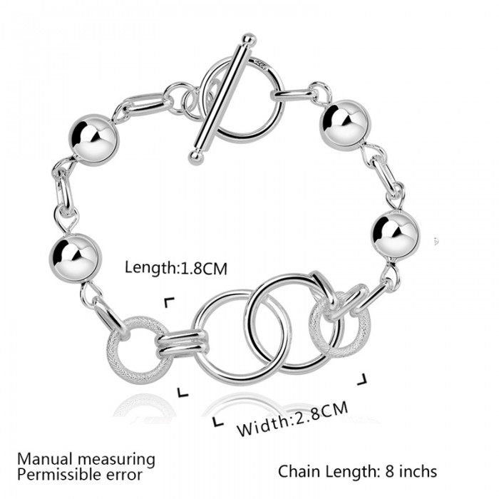 SH351 Fashion Silver Jewelry Circle Bracelet For Women