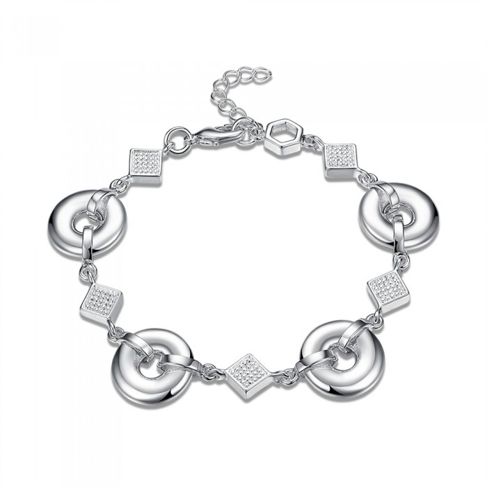 SH484 Fashion Silver Jewelry Circle Beauty Bracelet For Women