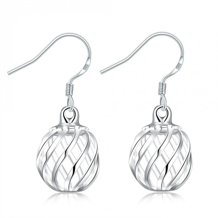 SE643 Silver Jewelry Pineapple Dangle Earrings For Women