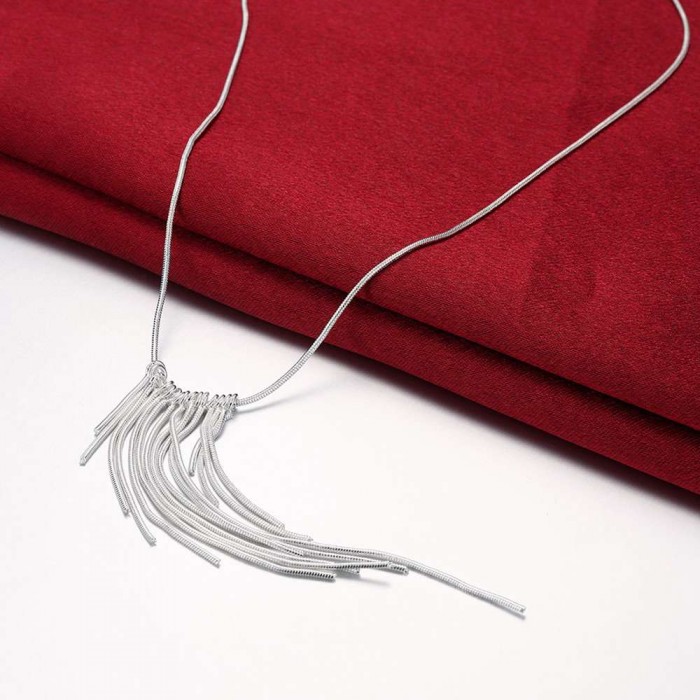SN026 Fashion Silver Jewelry Chains Necklace For Women