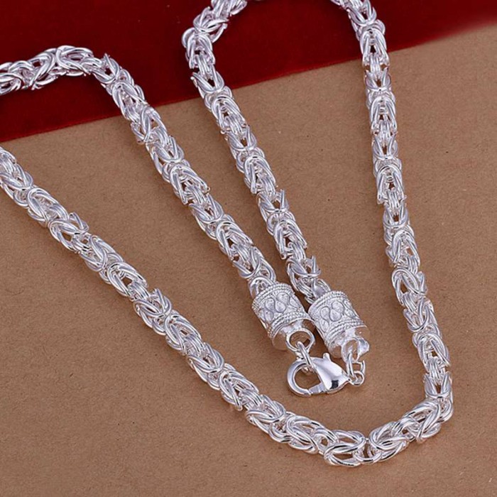 SN048 Hot Silver Men Jewelry Dragon Chain Necklace For Women