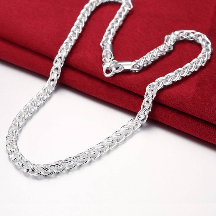 SN083 Fashion Silver Jewelry Cross Chain Necklace For Men Women