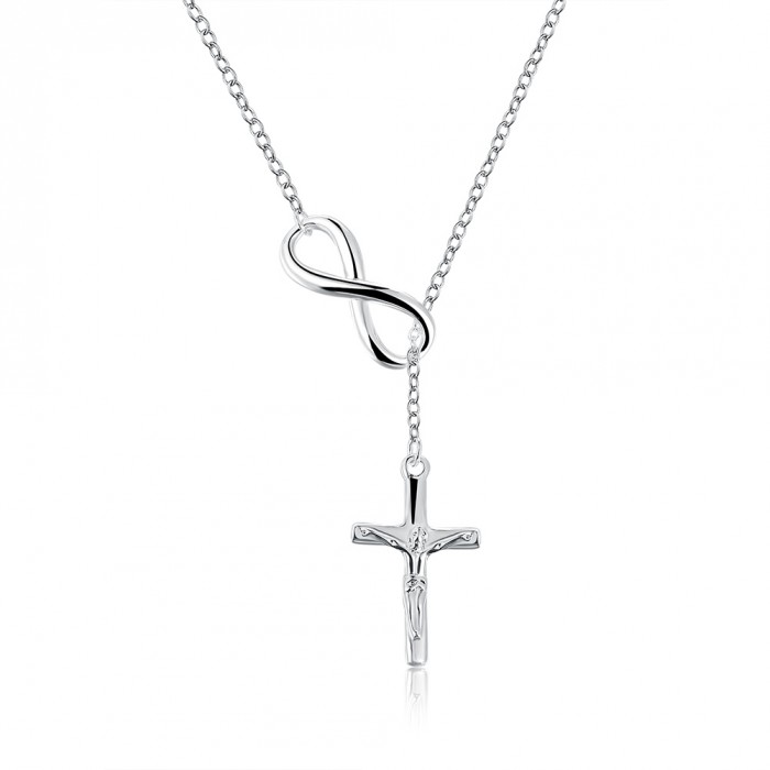 SN1005 Fashion Silver Jewelry Cross Pendants Necklace For Women 