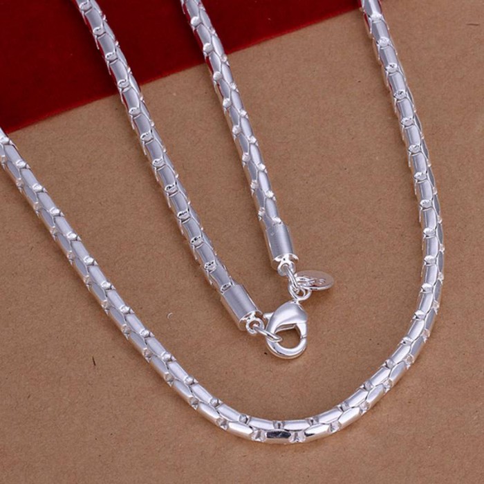 SN189 Fashion Silver Men Jewelry Chain Necklace For Women