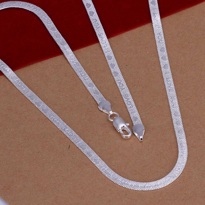 SN201 Hot Silver Men Jewelry I LOVE YOU Chain Necklace 20inch