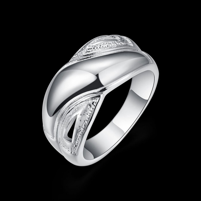 SR121 Fashion Silver Jewelry Geometry Rings For Women