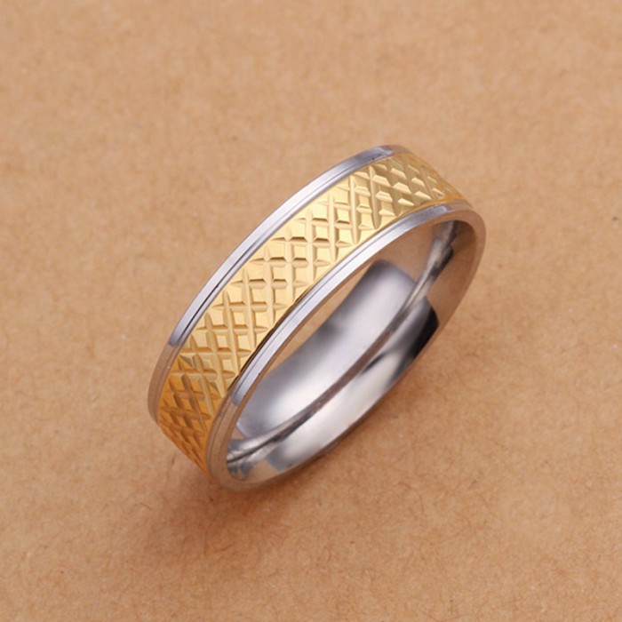 SR221 Fashion Silver Jewelry Gold Rings For Men