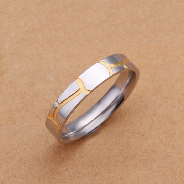SR222 Fashion Silver Jewelry Gold Rings For Women