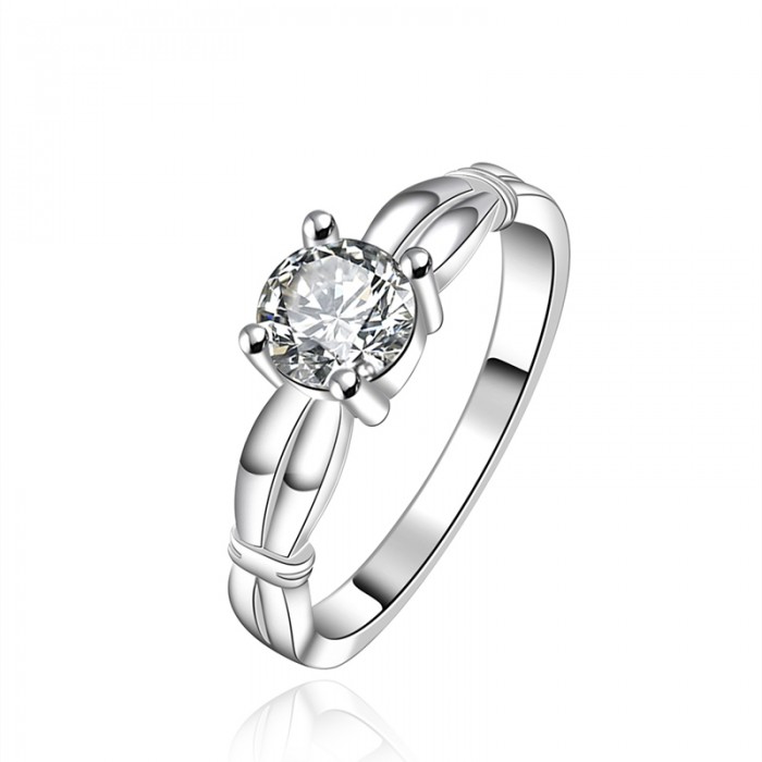 SR607 Fashion Silver Jewelry Crystal Beauty Rings For Women
