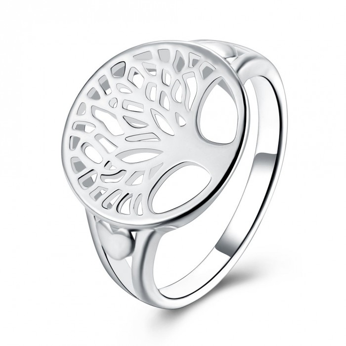 SR892 Fashion Silver Jewelry Tree Rings For Women