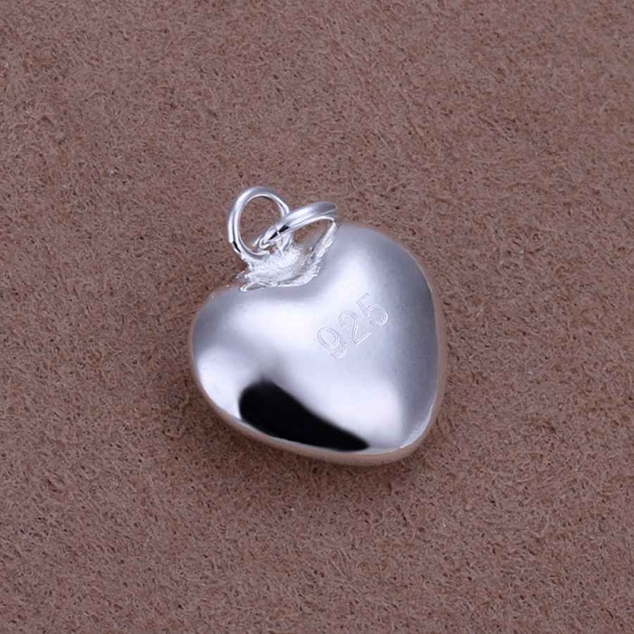 SP301 Fashion Silver Jewelry Heart Chain Pendant Necklace