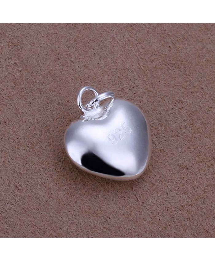 SP301 Fashion Silver Jewelry Heart Chain Pendant Necklace